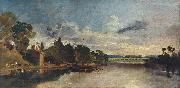 Joseph Mallord William Turner The Thames near Walton Bridges china oil painting artist